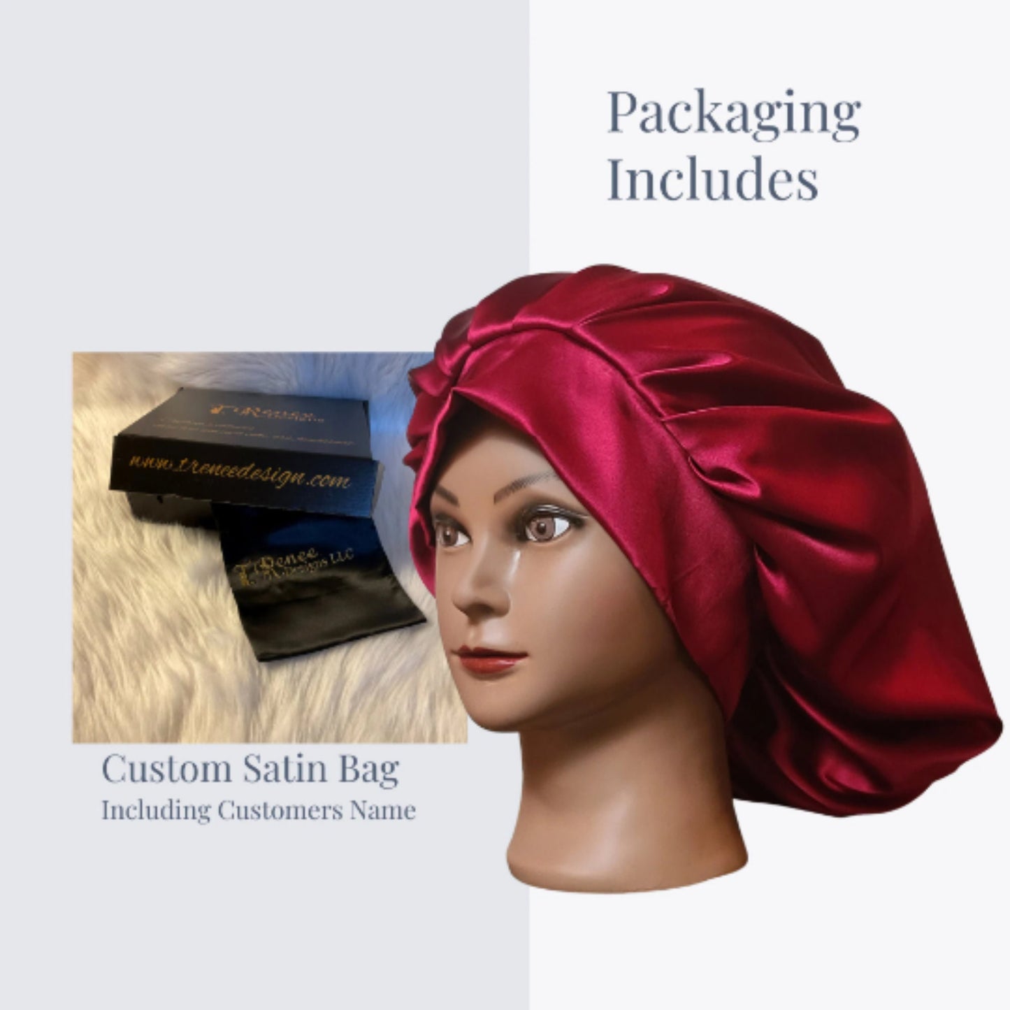 Luxury Silk Sleep Bonnet: Single Layer Hair Care Nightcap