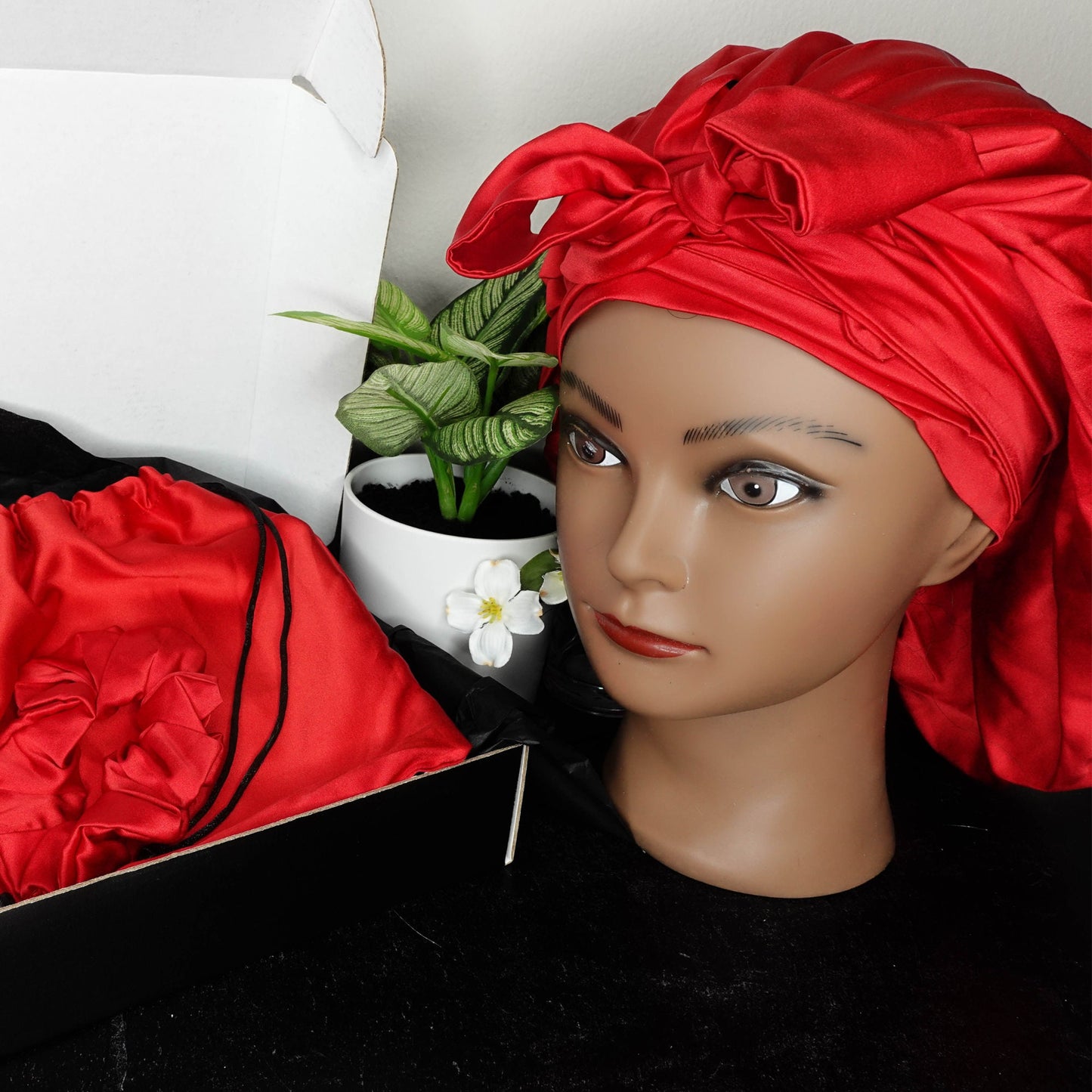 Luxury Silk Sleep Bonnet: Single Layer Hair Care Nightcap