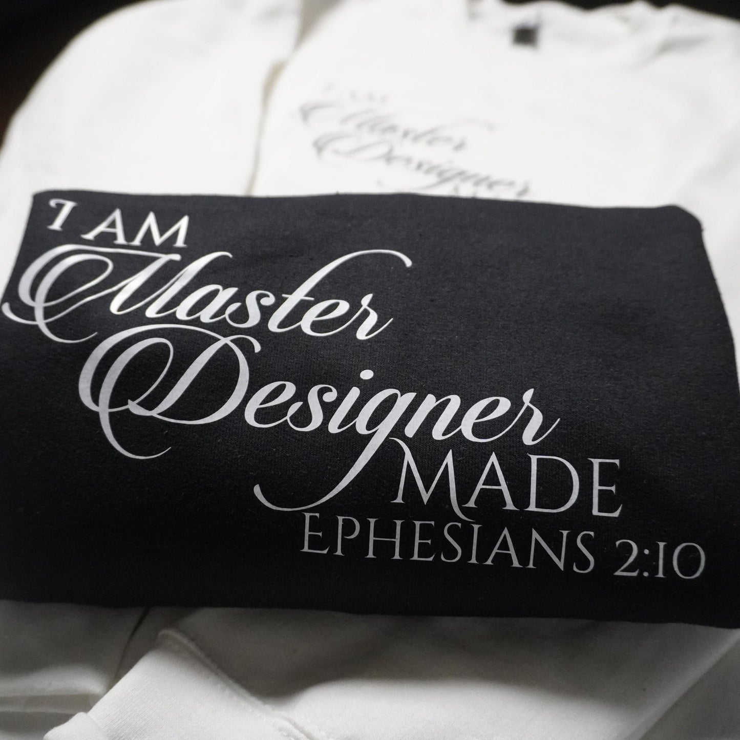 Inspirational Christian Sweatshirt - Master Designer Ephesians 2:10 - Faith Apparel