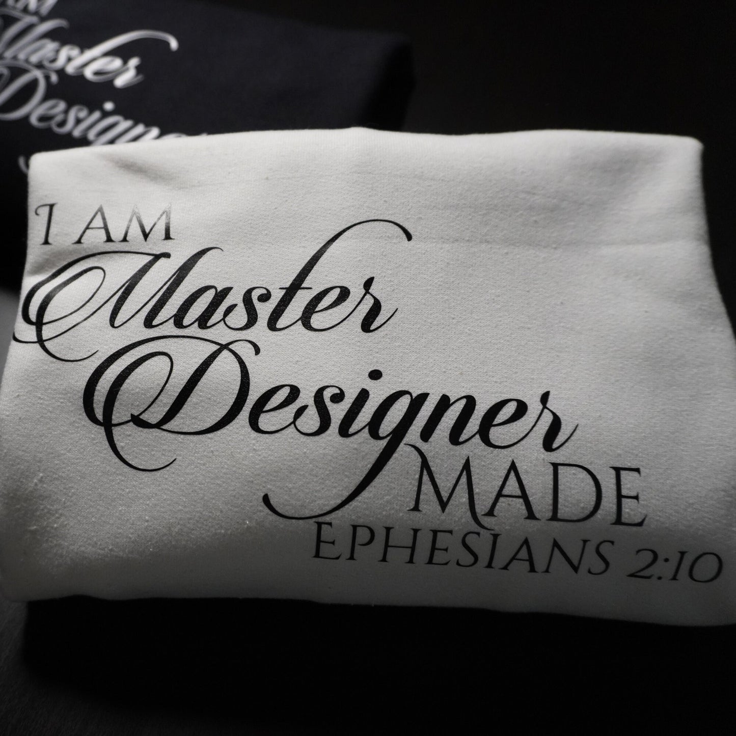 Inspirational Christian Sweatshirt - Master Designer Ephesians 2:10 - Faith Apparel