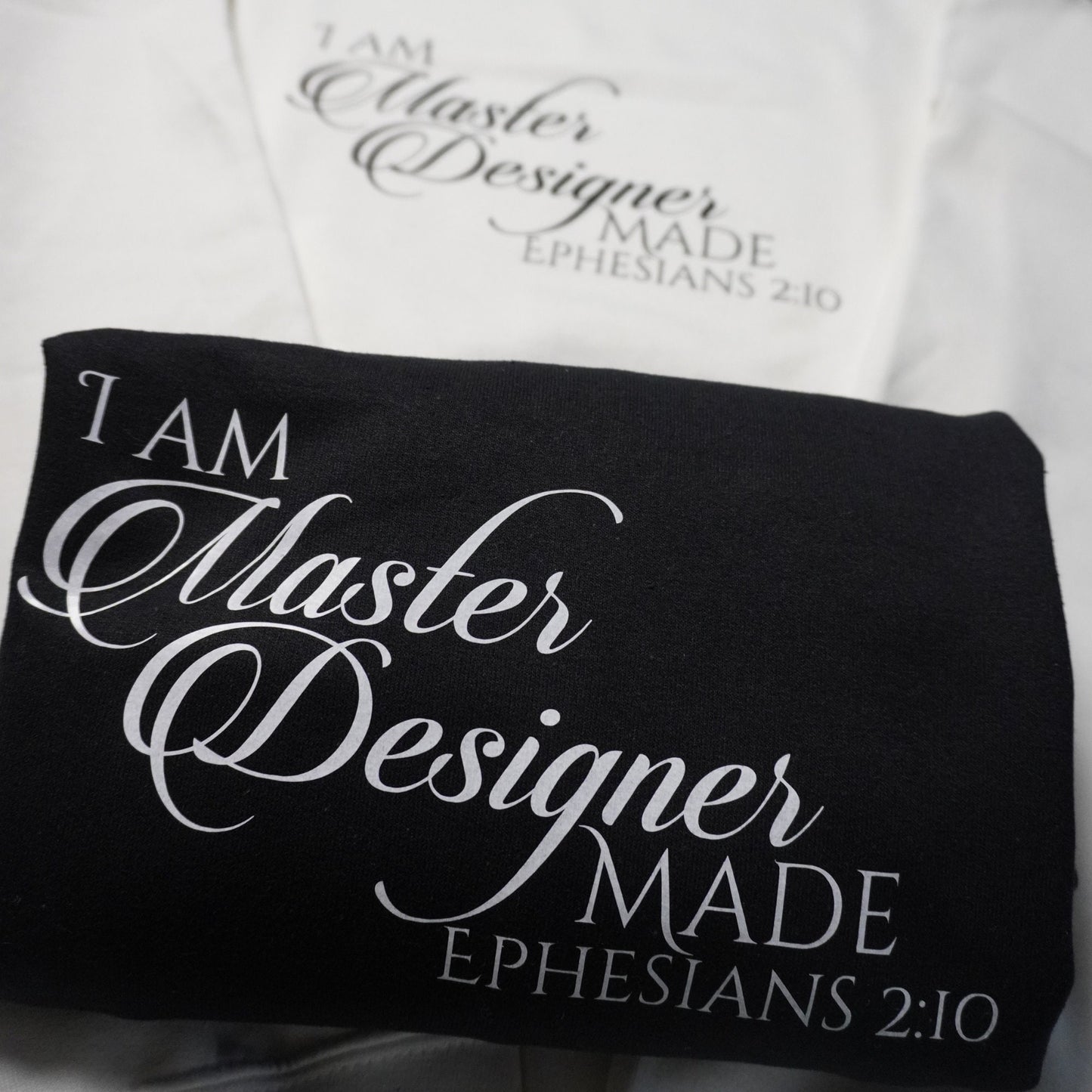 Inspirational Christian Sweatshirt - Master Designer Ephesians 2:10 - Faith Apparel