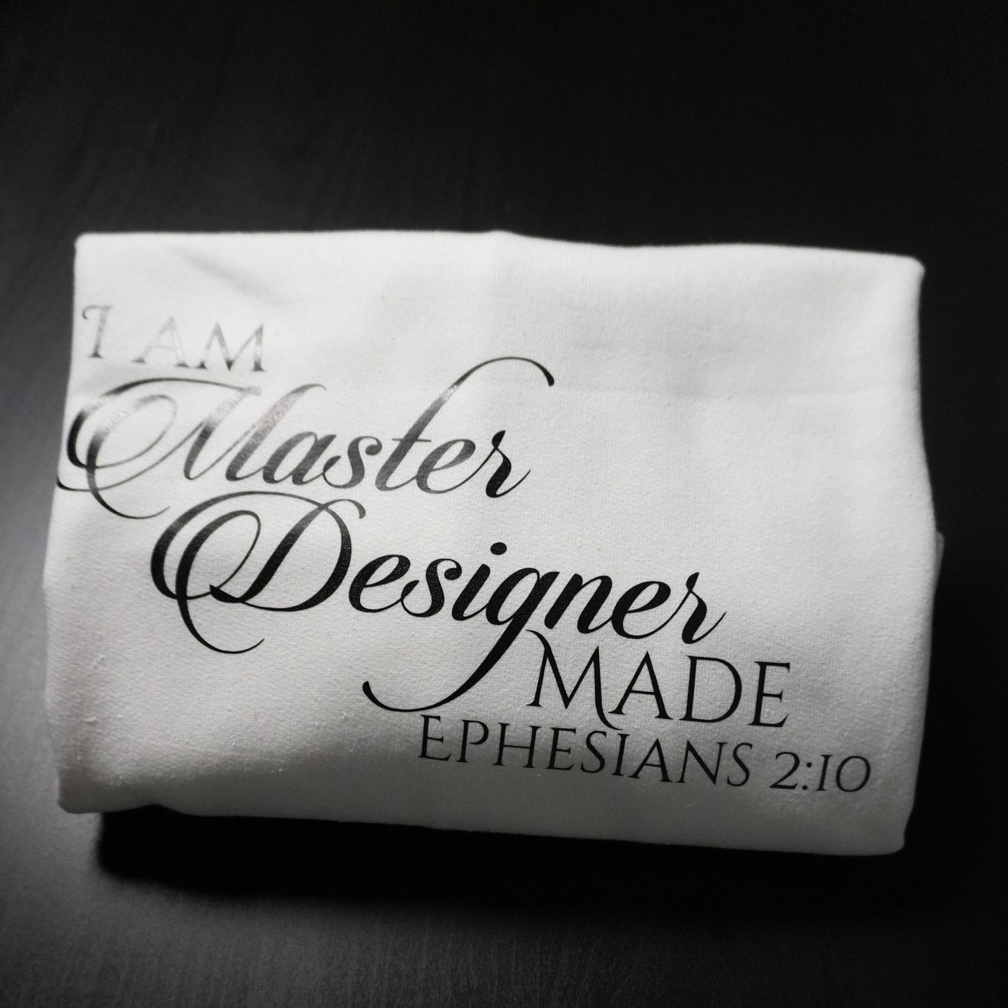 Inspirational Christian Sweatshirt - Master Designer Ephesians 2:10 - Faith Apparel