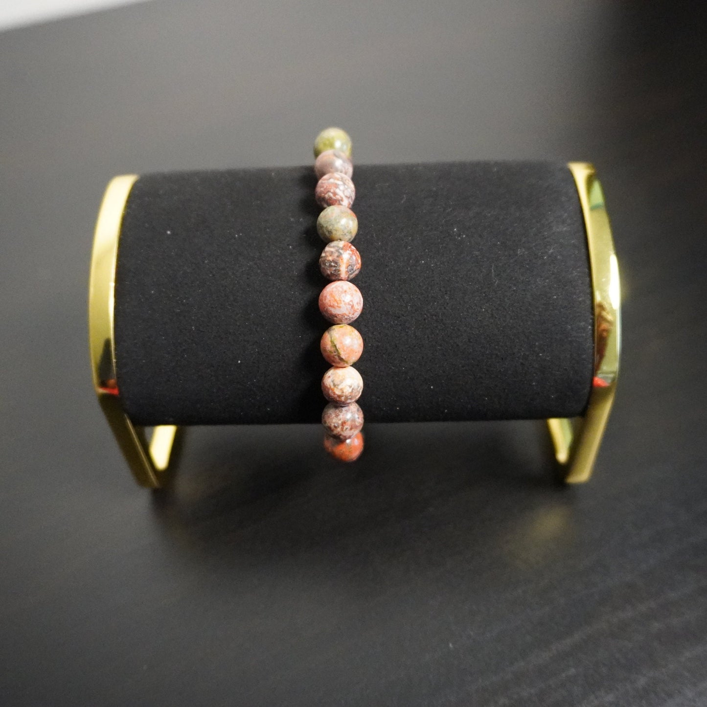 Bohemian Pink Beaded Stretch Bracelet - Handcrafted Artisan Gemstone Jewelry for Women