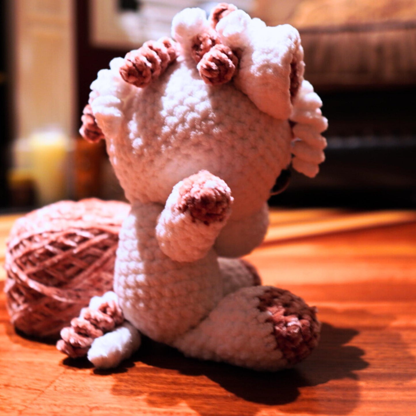 Crochet Unicorn Bear Plush Toy | Adorable Handmade Stuffed Animal for Kids' Playroom & Birthday Gift
