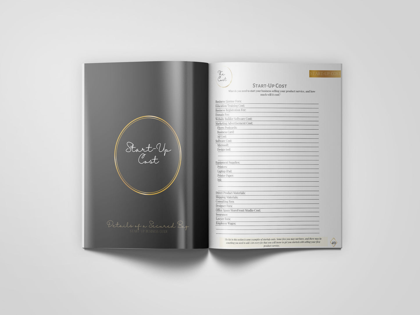 Business Builder Journal  Plan Your Idea to Launch | Strategy, Marketing, Finance & Tasks Organizer | Electronic Book