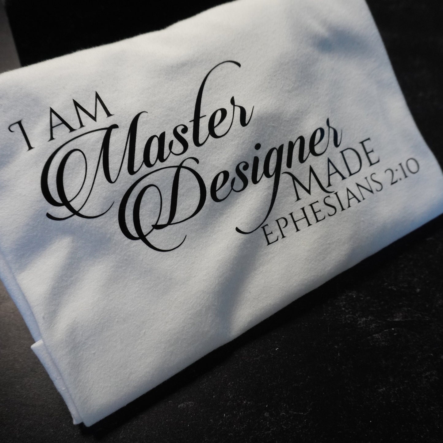 Christian Shirt  I Am Master Designer Made  Ephesians 2:10 Tee  Scripture Shirt  Faith Clothing  Inspirational Gift