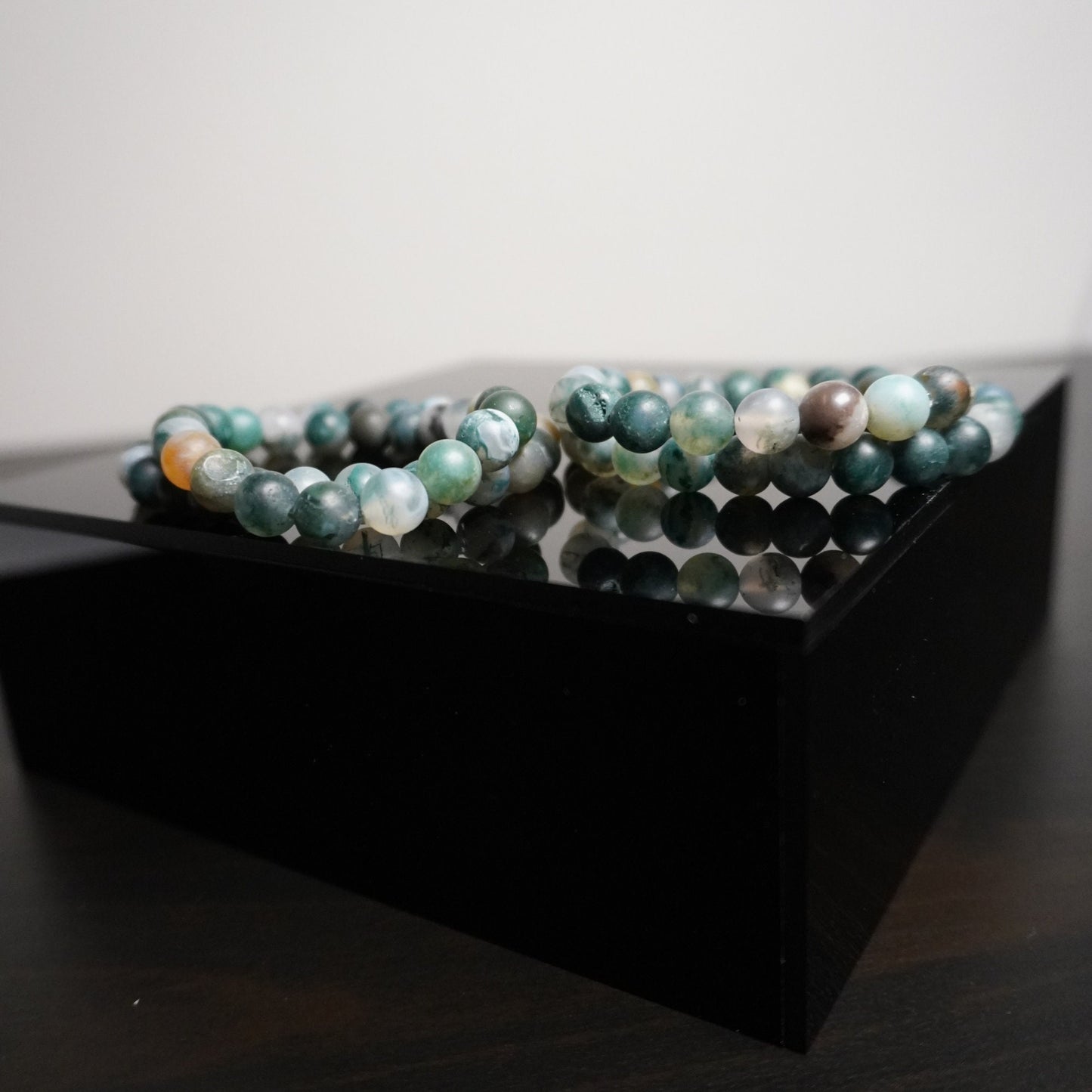 Handcrafted Mommy & Me Beaded Gemstone Bracelet Set