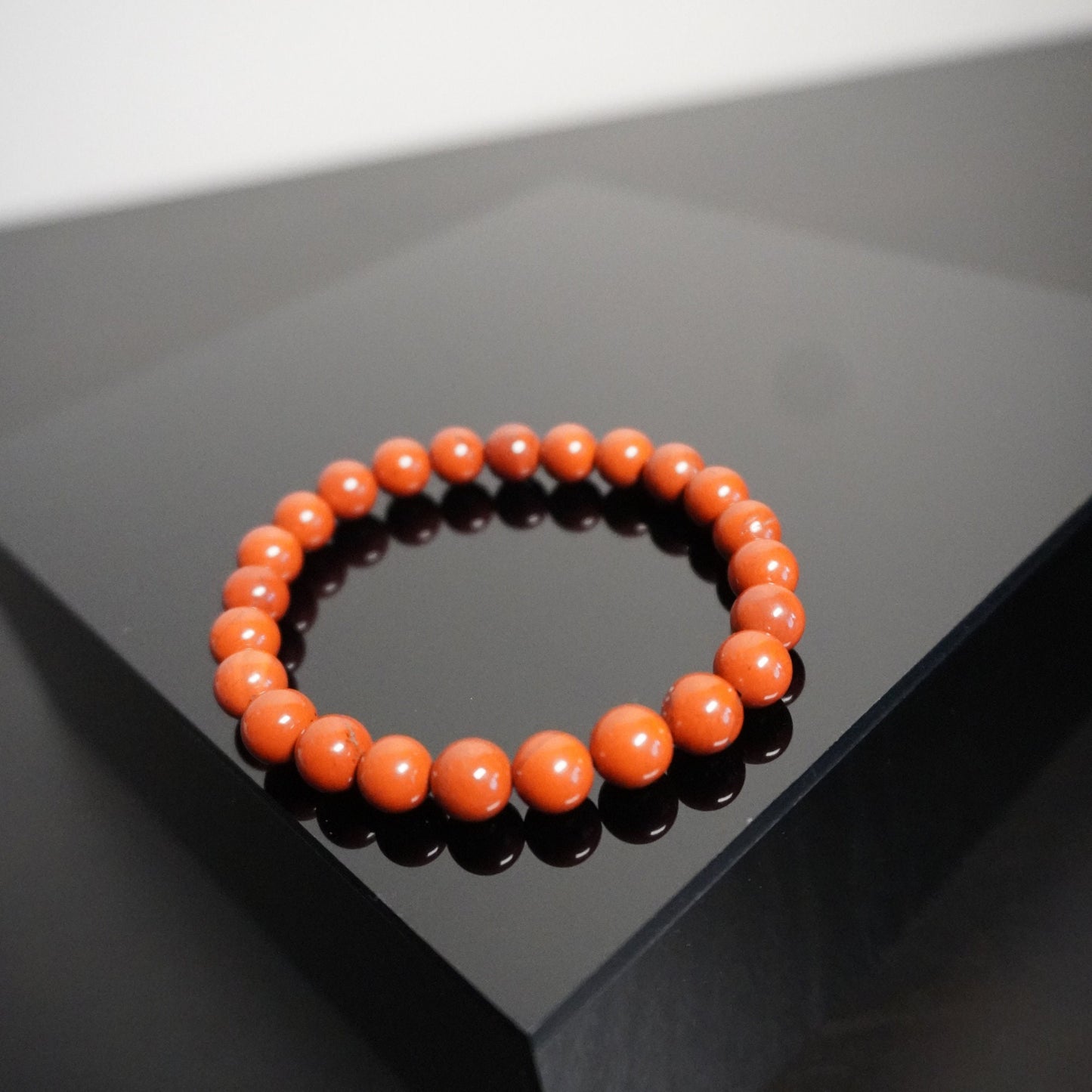 Handcrafted Red Beaded Bracelet - Elegant Boho Chic Jewelry for Everyday Wear