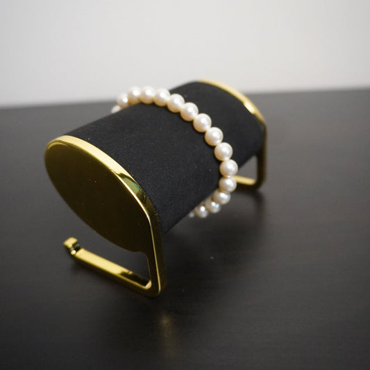 Elegant Pearl Beaded Bracelet - Classic White Pearl Jewelry for Special Occasions and Everyday Elegance