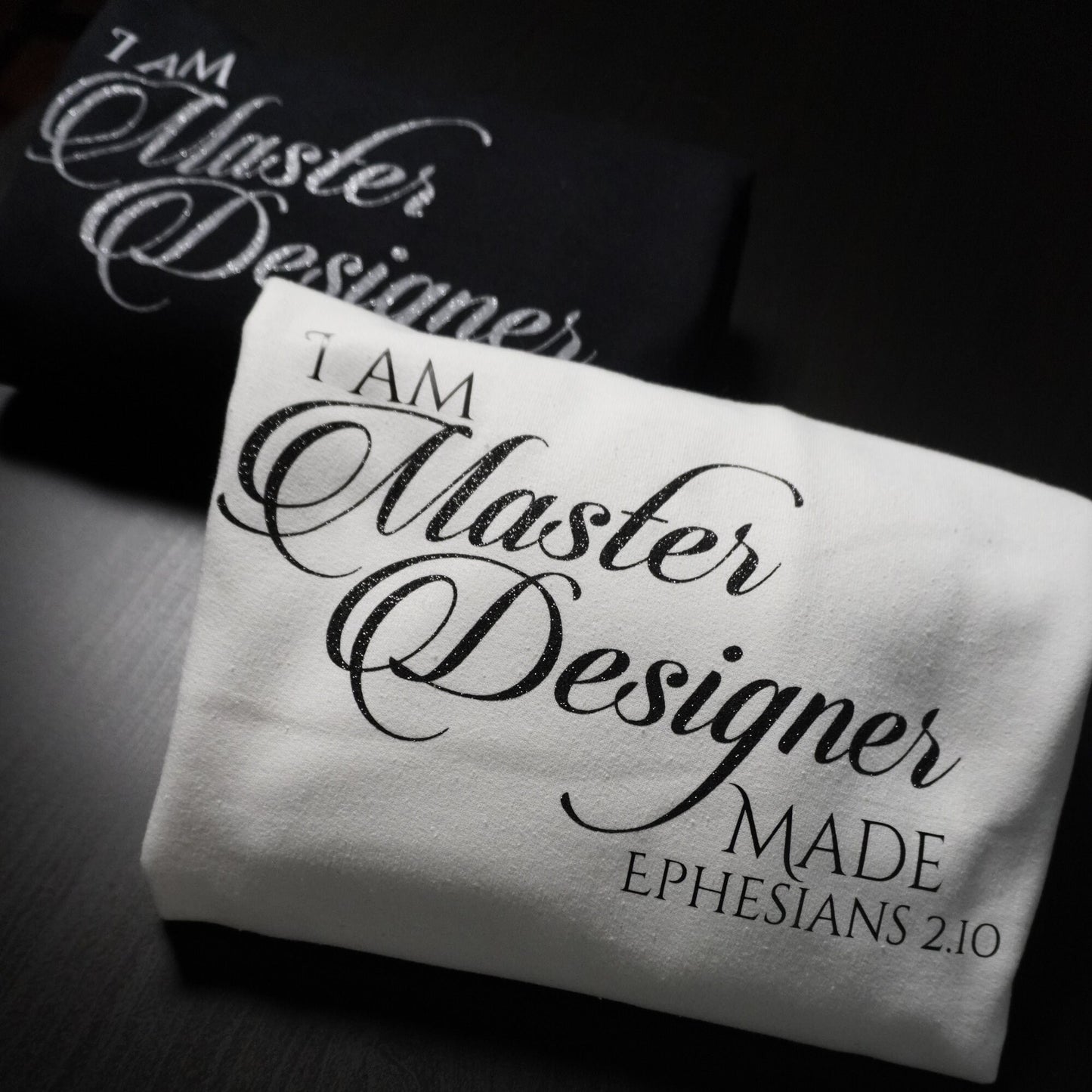 Inspirational Christian Sweatshirt - I Am Master Designer - Ephesians 2:10 Verse - Religious Apparel