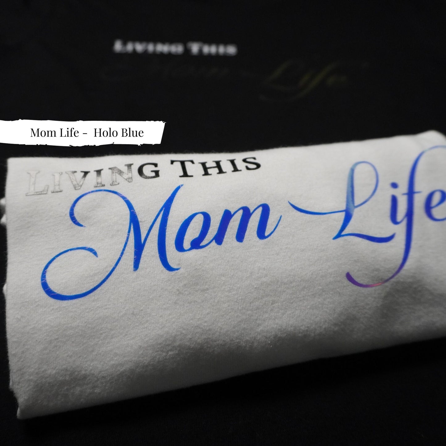 Sparkling Auntie Life Shirt: Holo Gold Aunt Gift
