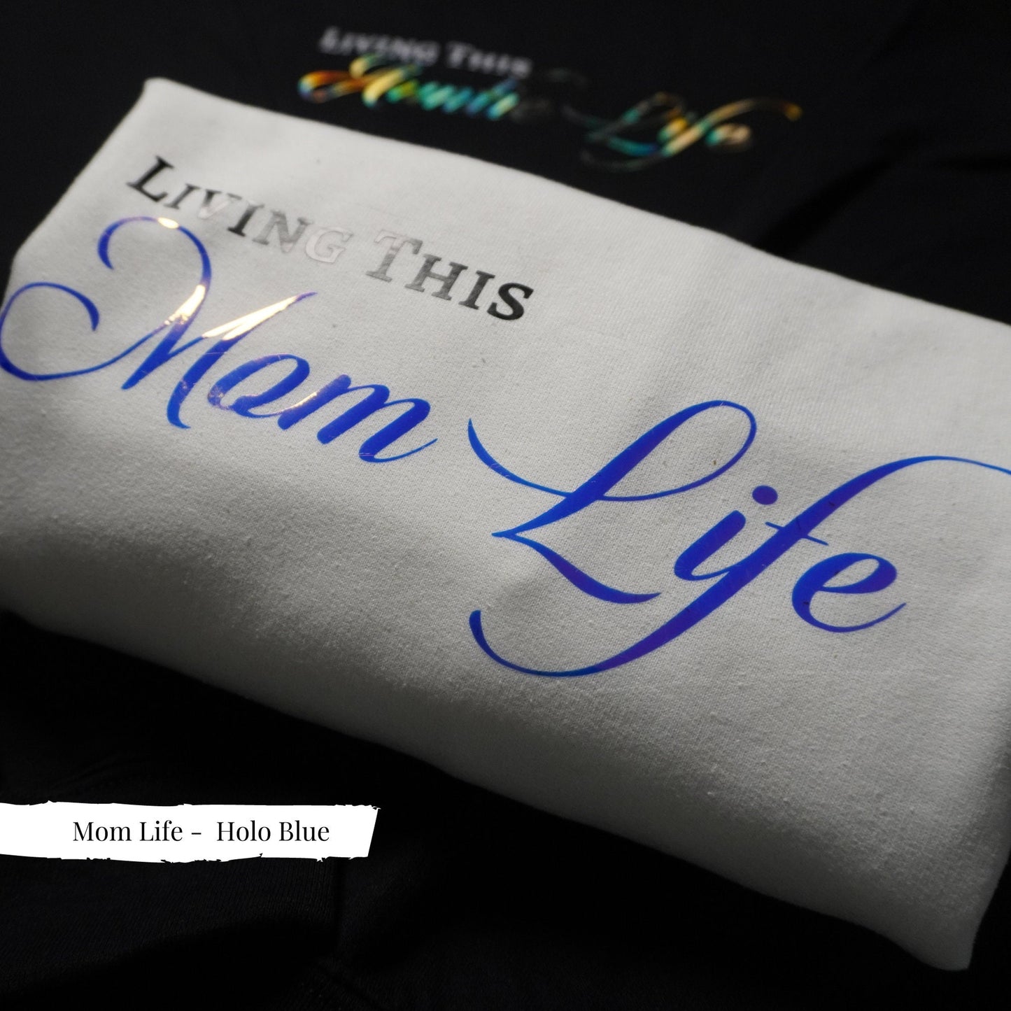 Chic Auntie Shirt - Holo Gold 'Living This Auntie Life' Sweatshirt - Cozy & Trendy Aunt Gift