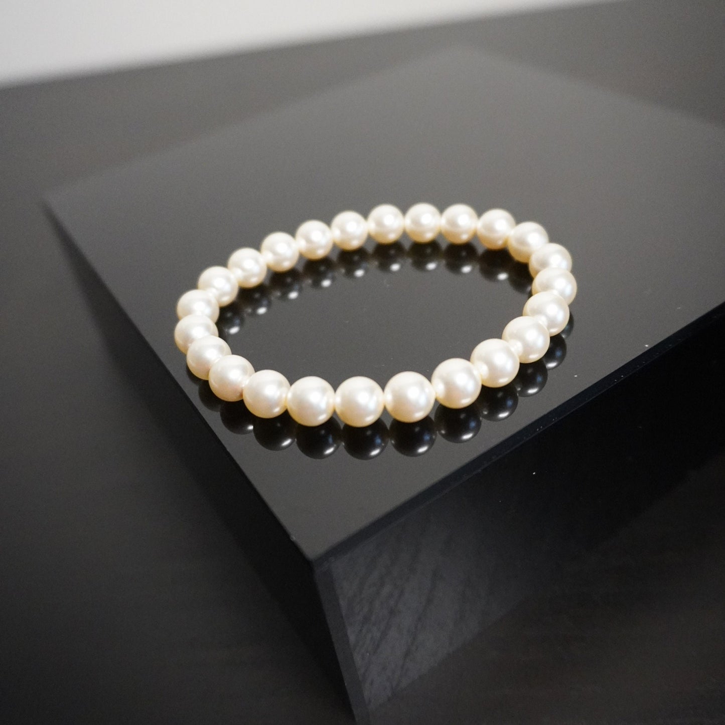 Elegant Pearl Beaded Bracelet - Classic White Pearl Jewelry for Special Occasions and Everyday Elegance