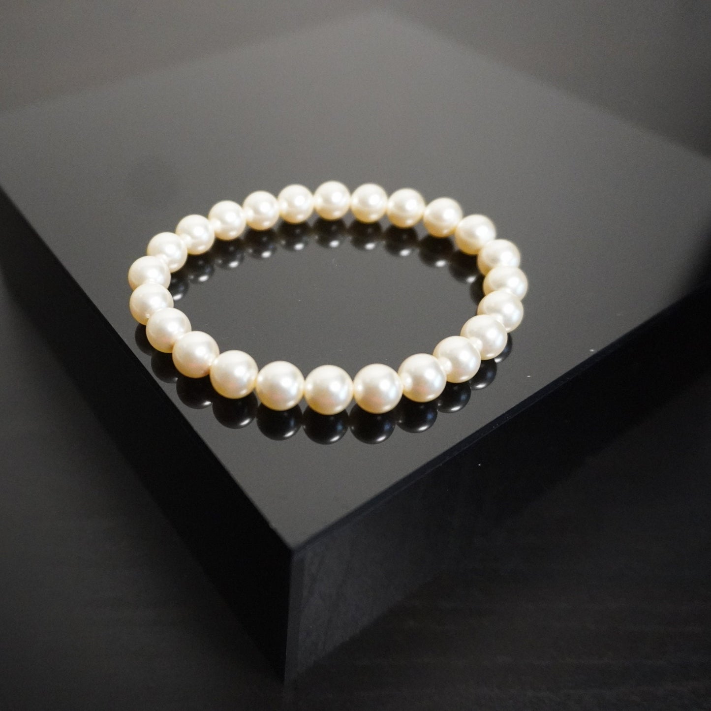 Elegant Pearl Beaded Bracelet - Classic White Pearl Jewelry for Special Occasions and Everyday Elegance